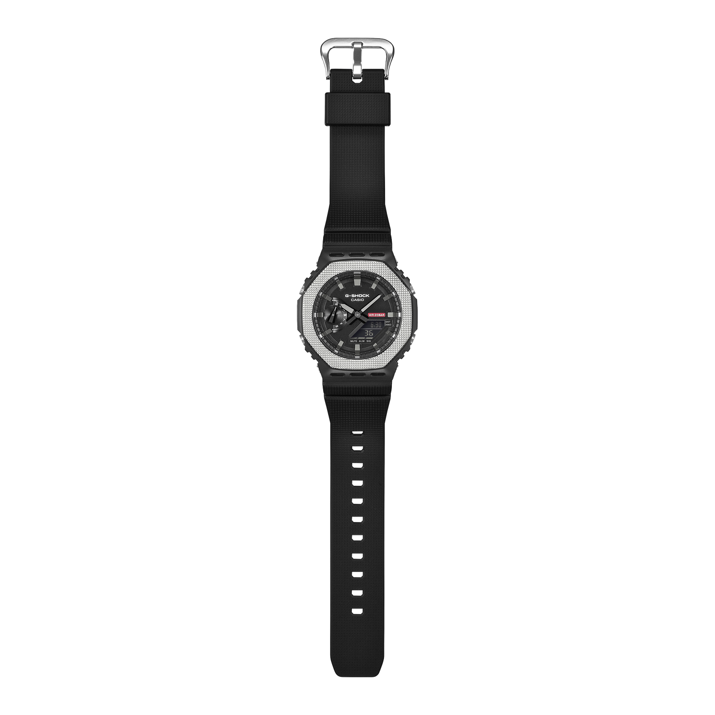 Casio G-SHOCK GM-2100BM-1AJF Metal Covered — Black IP Bezel Shock Resistant Mineral Glass