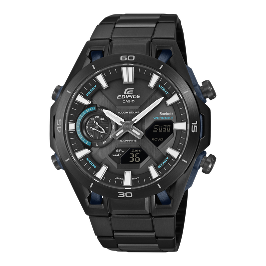 Casio EDIFICE SOSPENSIONE ECB-2300YDC-1AJF — Black IP Bluetooth Tough Solar Sapphire Glass