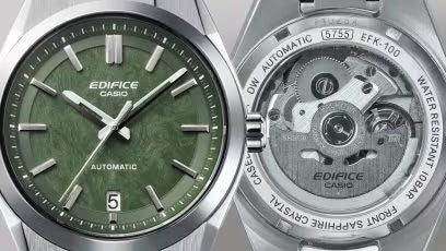 Casio EDIFICE EFK-100YD-3AJF Mechanical Automatic — Forged Carbon Dial Sapphire
