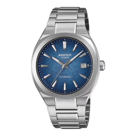 Casio EDIFICE EFK-200D-2AJF AUTOMATIC — Sapphire Glass See-Through Back Mechanical Stainless Steel