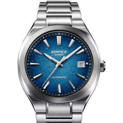 Casio EDIFICE EFK-200D-2AJF AUTOMATIC — Sapphire Glass See-Through Back Mechanical Stainless Steel