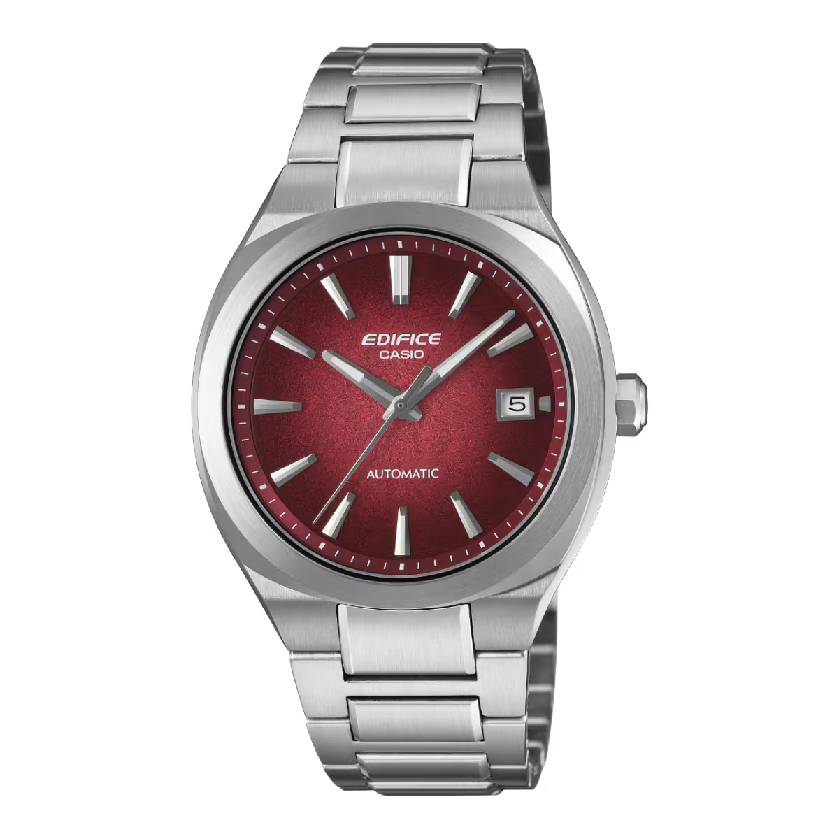 Casio EDIFICE EFK-200D-4AJF AUTOMATIC — Sapphire Glass See-Through Back Mechanical Stainless Steel