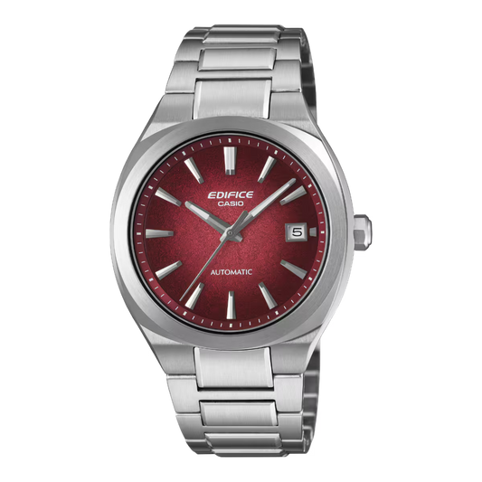 Casio EDIFICE EFK-200D-4AJF AUTOMATIC — Sapphire Glass See-Through Back Mechanical Stainless Steel