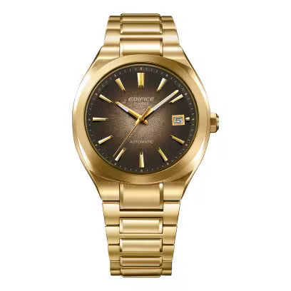 Casio EDIFICE EFK-200DG-5AJF AUTOMATIC — Gold IP Sapphire Glass See-Through Back Mechanical