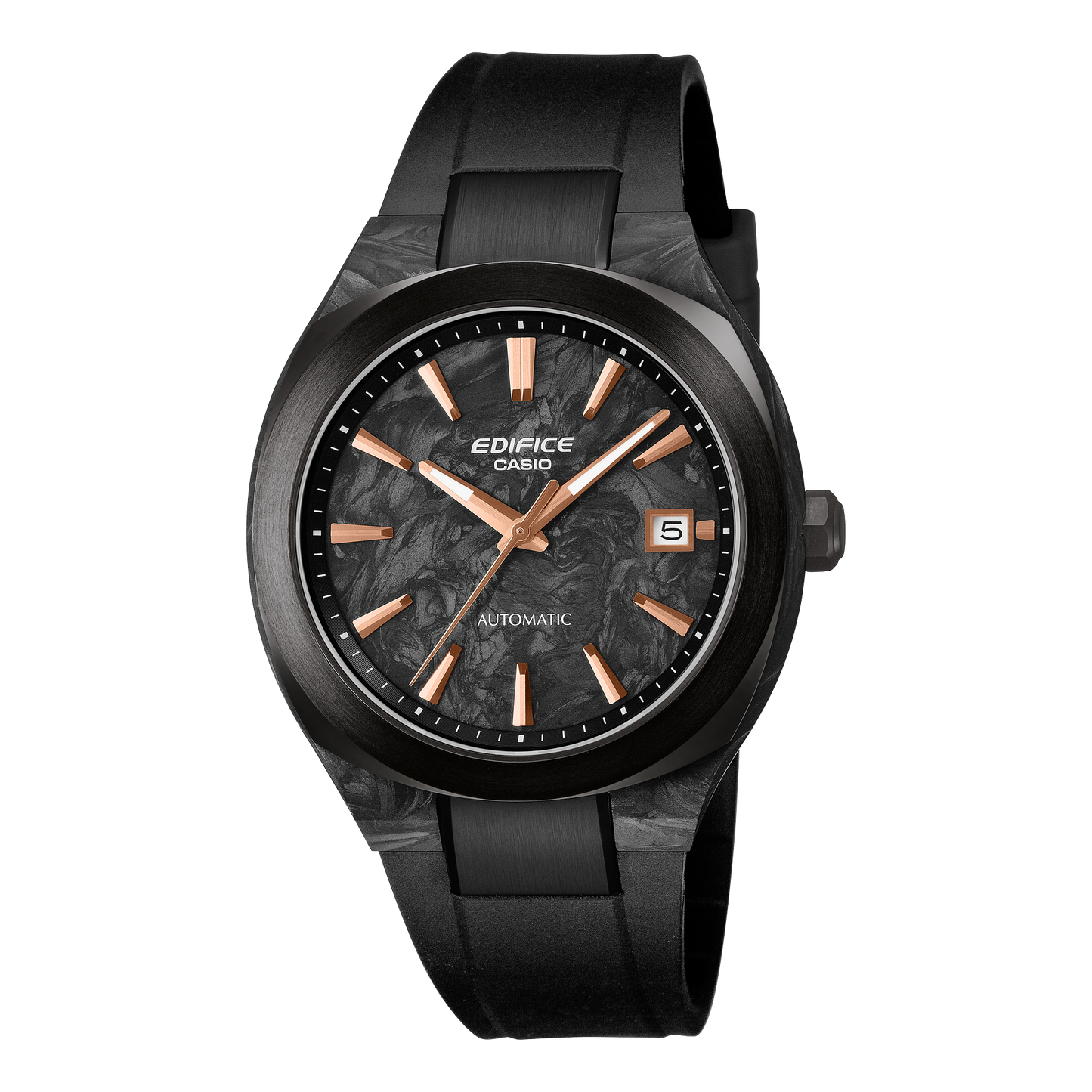 Casio EDIFICE EFK-200XPB-1AJF AUTOMATIC — Forged Carbon Case & Dial Sapphire Glass Mechanical