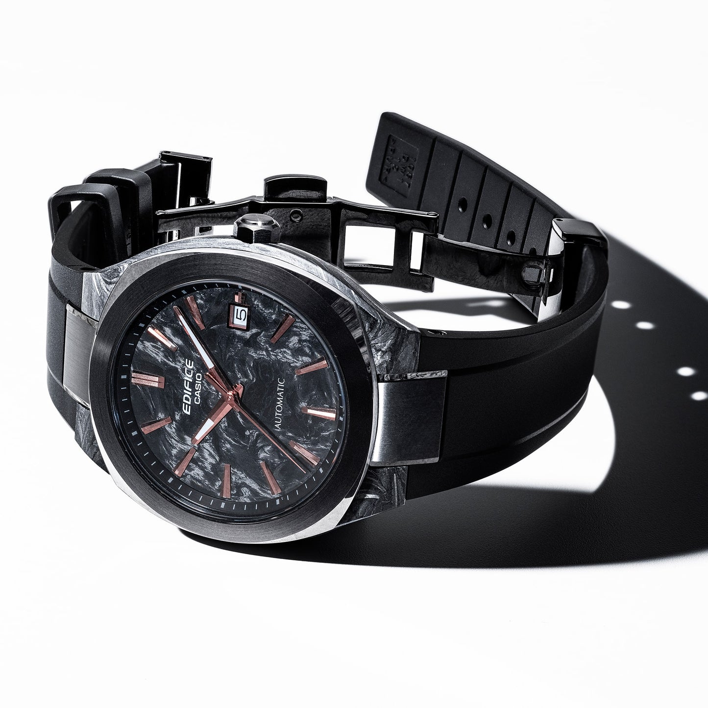 Casio EDIFICE EFK-200XPB-1AJF AUTOMATIC — Forged Carbon Case & Dial Sapphire Glass Mechanical