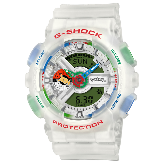 Casio G-SHOCK GA-110PKM-7AJR Pokémon 30th Anniversary Collaboration — Analog-Digital Shock Resistant