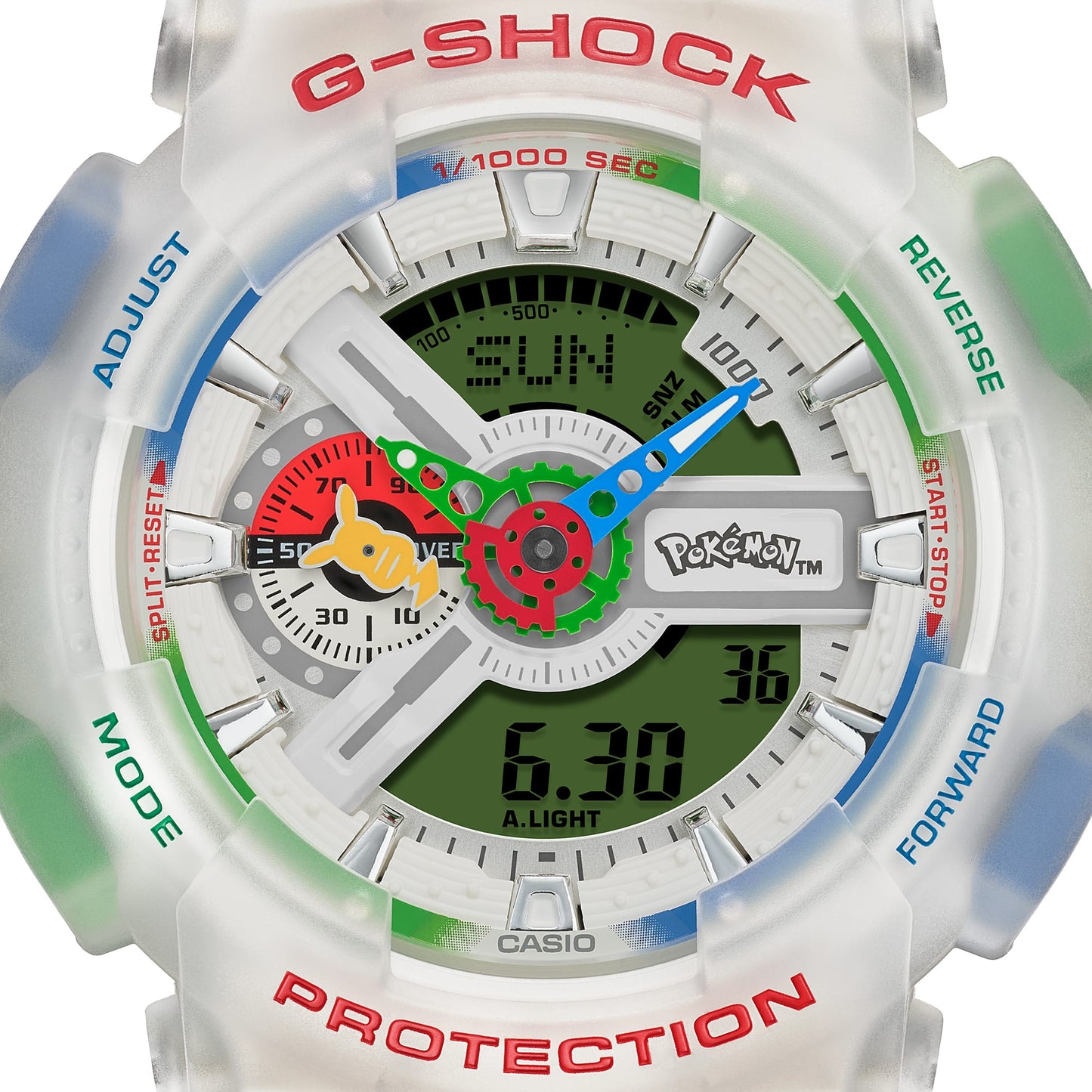 Casio G-SHOCK GA-110PKM-7AJR Pokémon 30th Anniversary Collaboration — Analog-Digital Shock Resistant