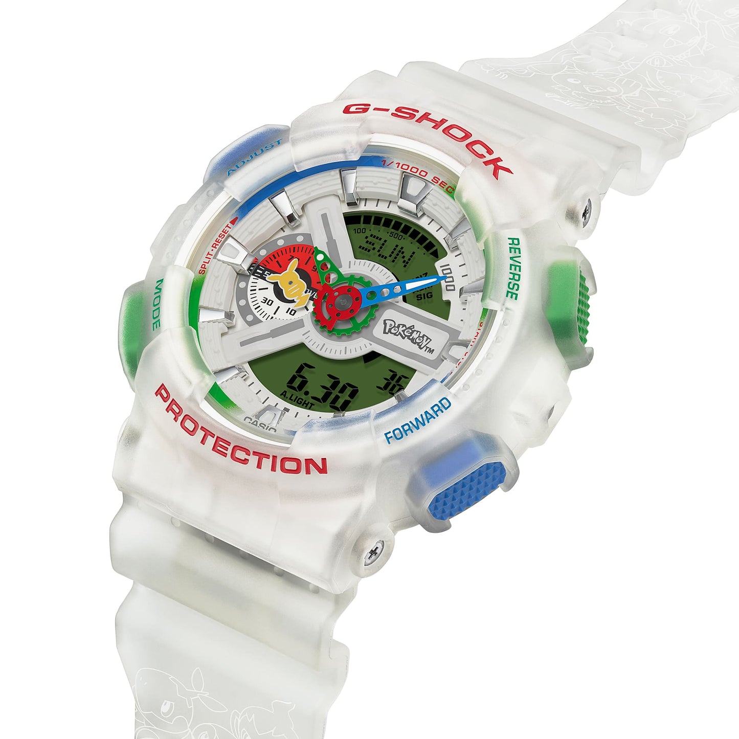 Casio G-SHOCK GA-110PKM-7AJR Pokémon 30th Anniversary Collaboration — Analog-Digital Shock Resistant