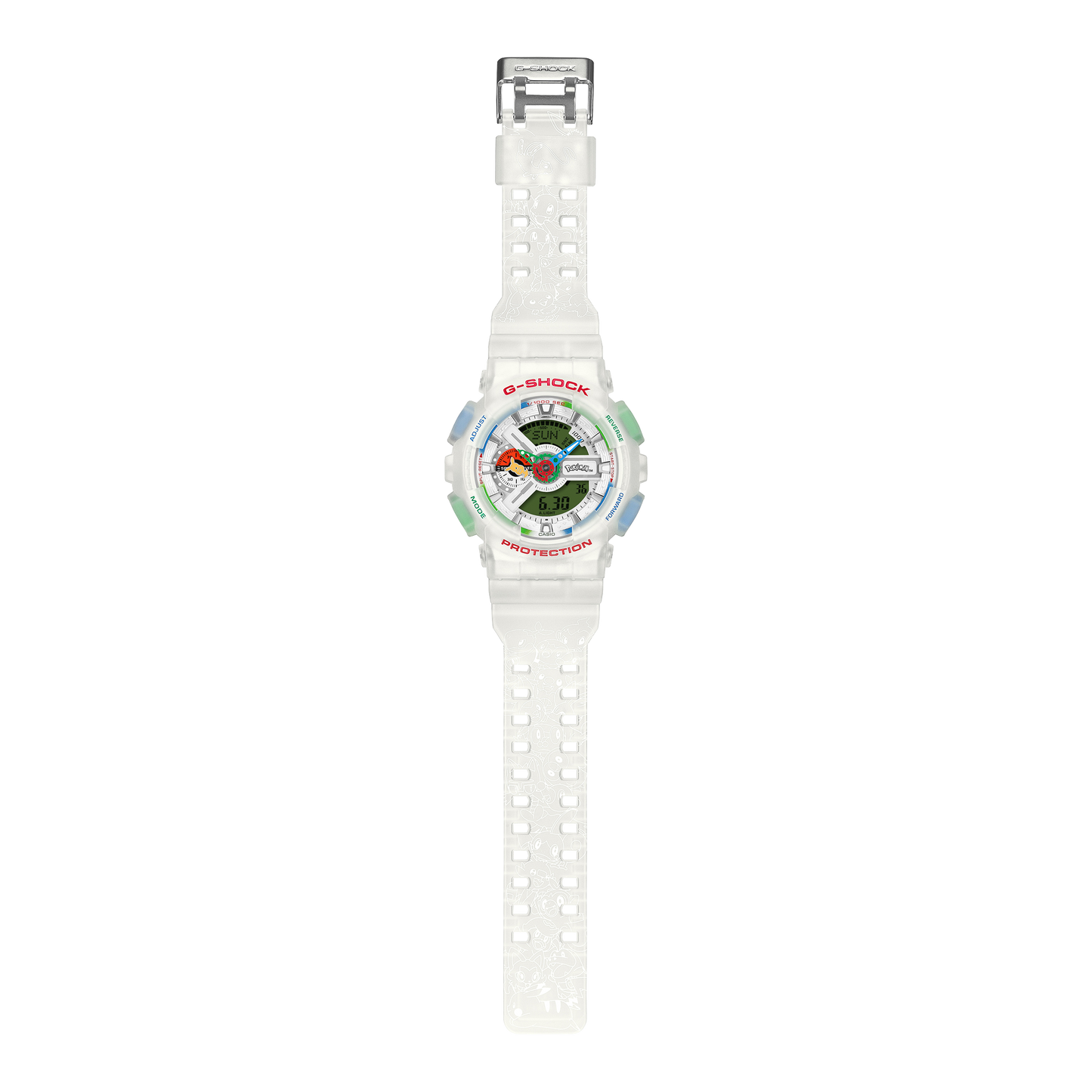 Casio G-SHOCK GA-110PKM-7AJR Pokémon 30th Anniversary Collaboration — Analog-Digital Shock Resistant