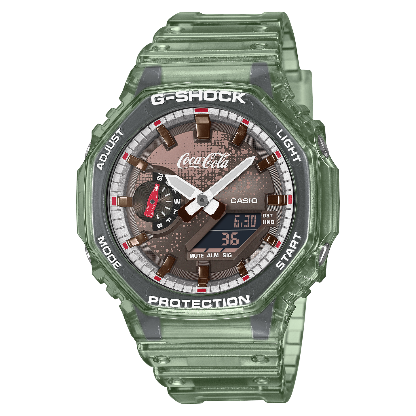 Casio G-SHOCK GA-2100CC-3AJR Coca-Cola® 140th Anniversary Collaboration — Analog-Digital Shock Resistant