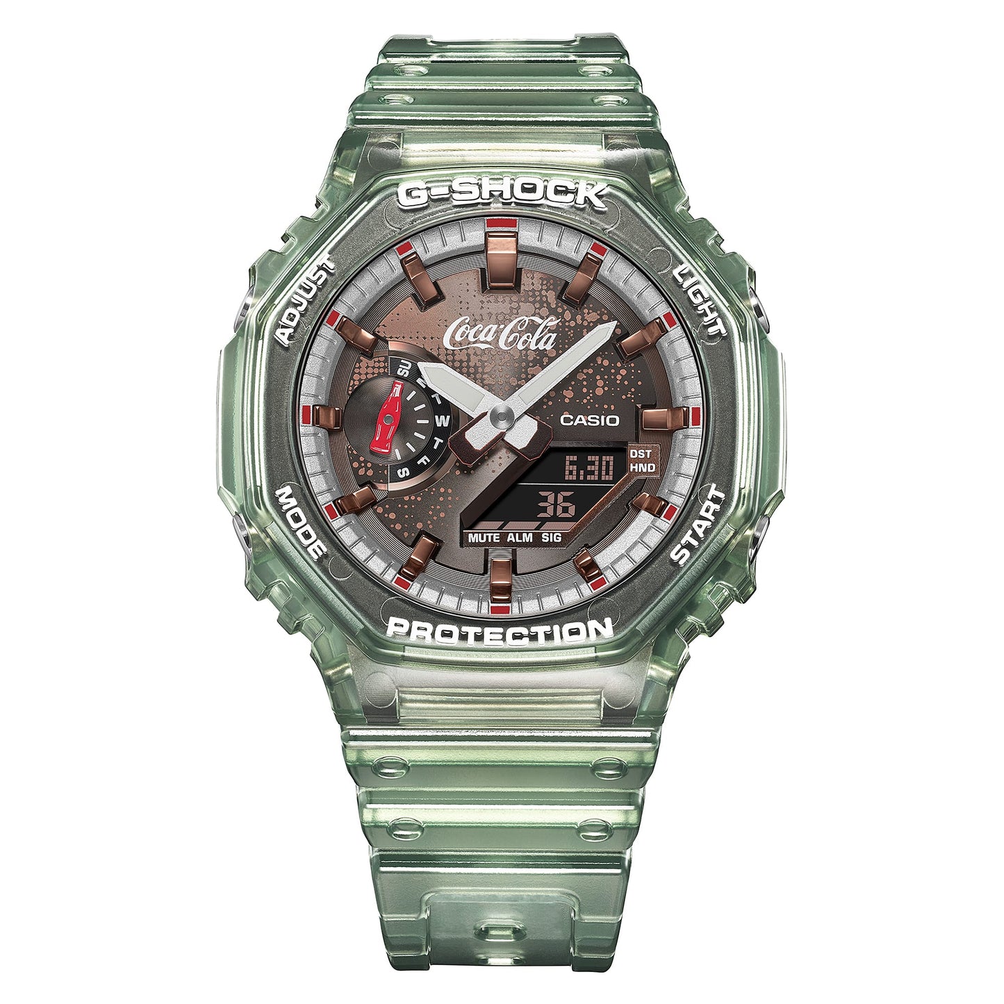Casio G-SHOCK GA-2100CC-3AJR Coca-Cola® 140th Anniversary Collaboration — Analog-Digital Shock Resistant