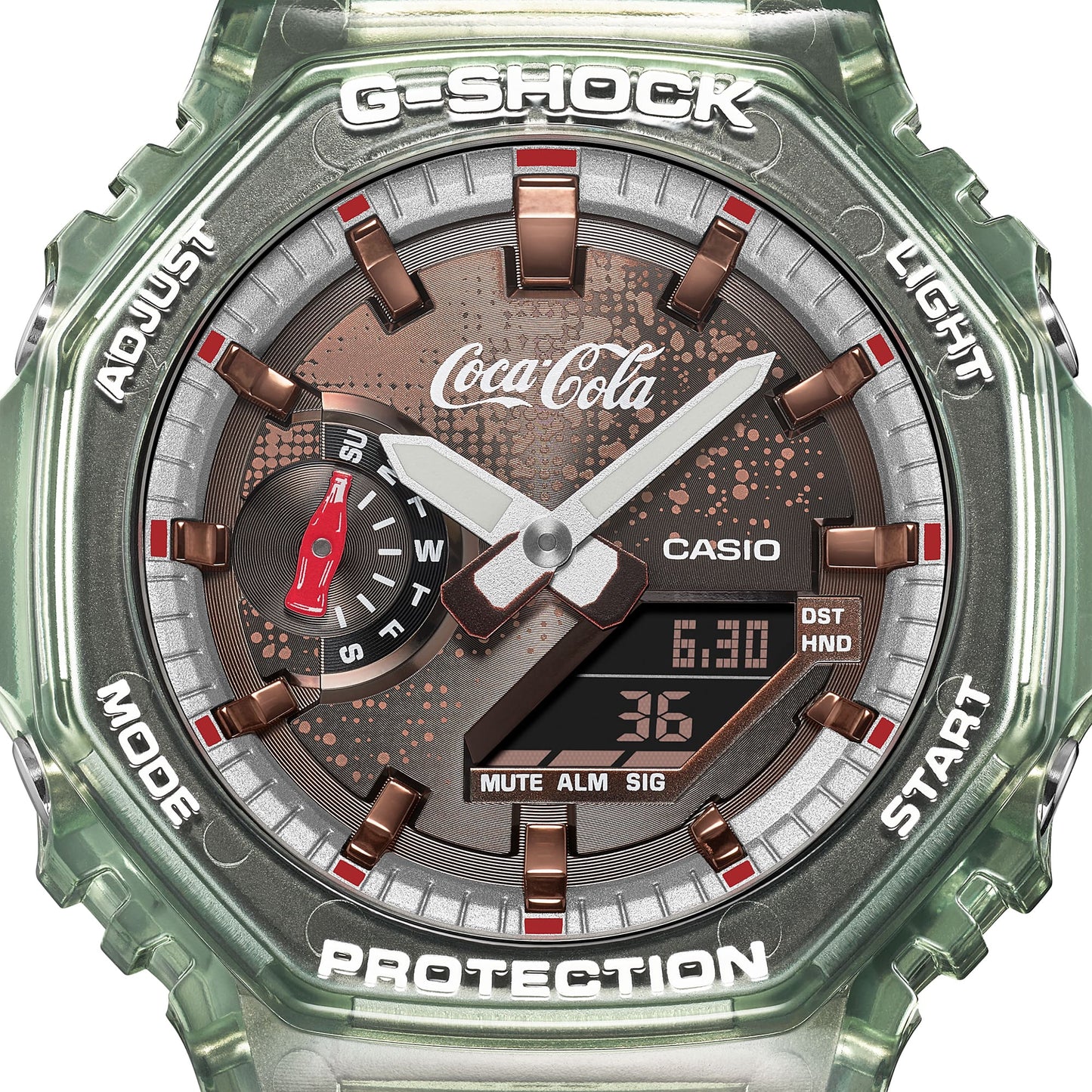 Casio G-SHOCK GA-2100CC-3AJR Coca-Cola® 140th Anniversary Collaboration — Analog-Digital Shock Resistant
