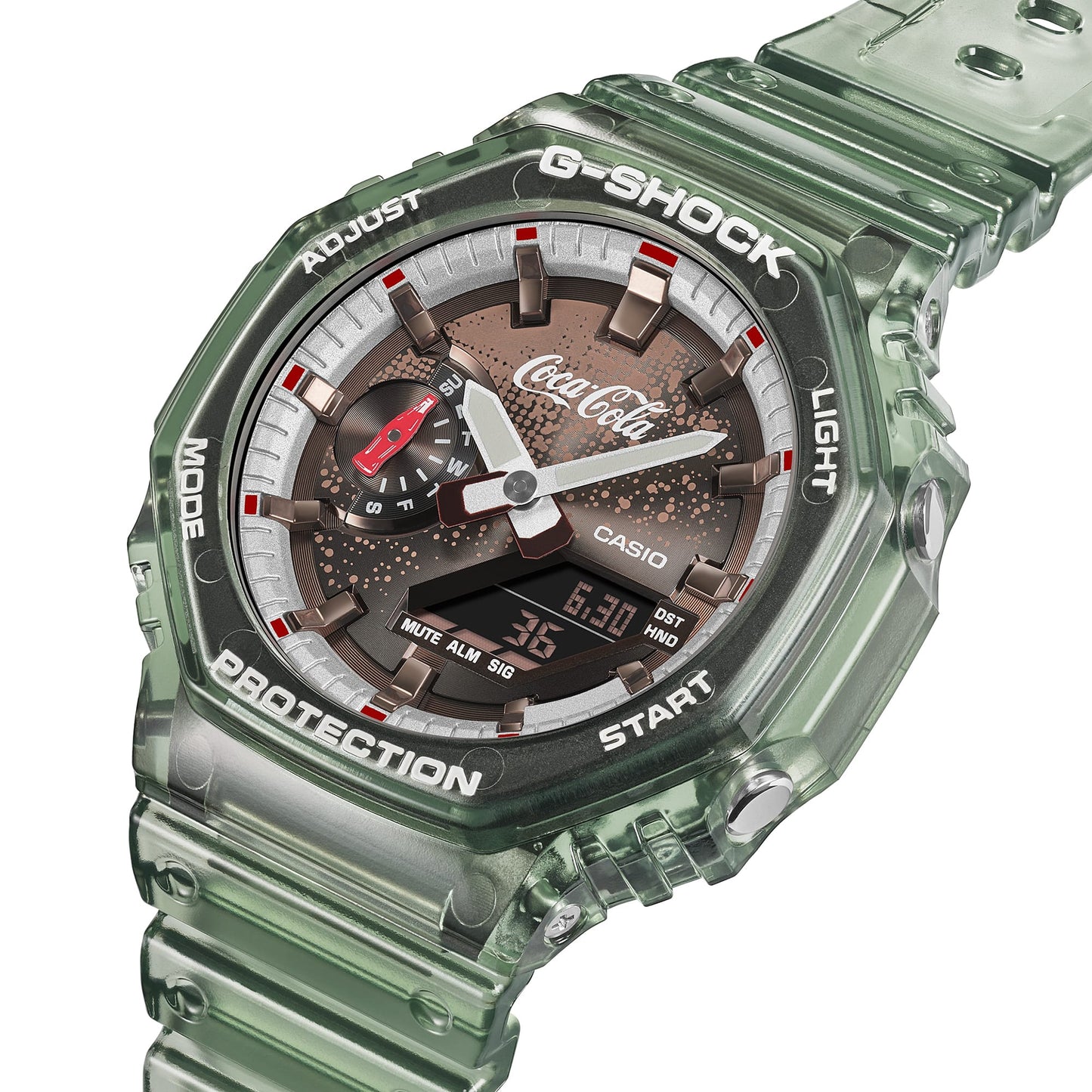 Casio G-SHOCK GA-2100CC-3AJR Coca-Cola® 140th Anniversary Collaboration — Analog-Digital Shock Resistant