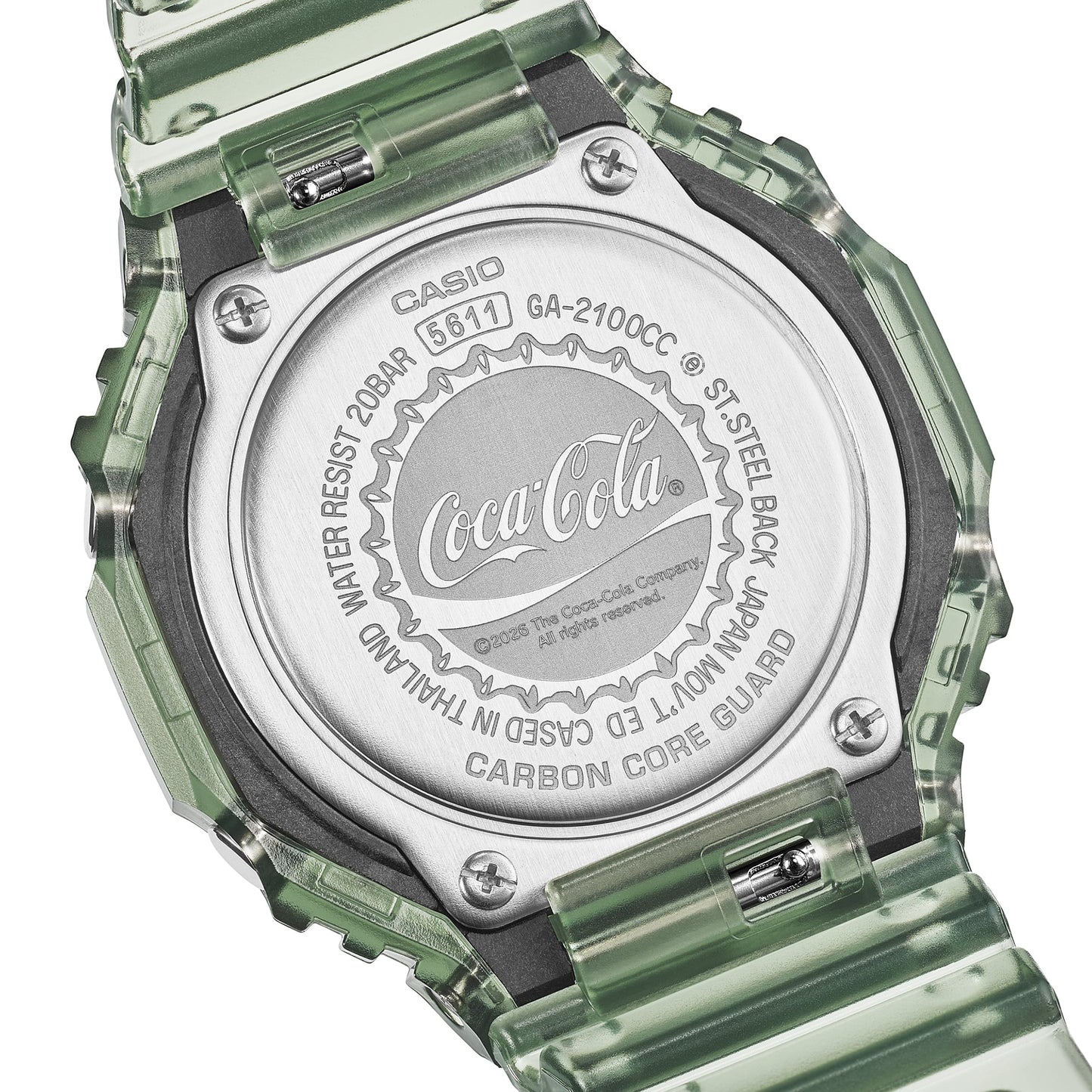 Casio G-SHOCK GA-2100CC-3AJR Coca-Cola® 140th Anniversary Collaboration — Analog-Digital Shock Resistant