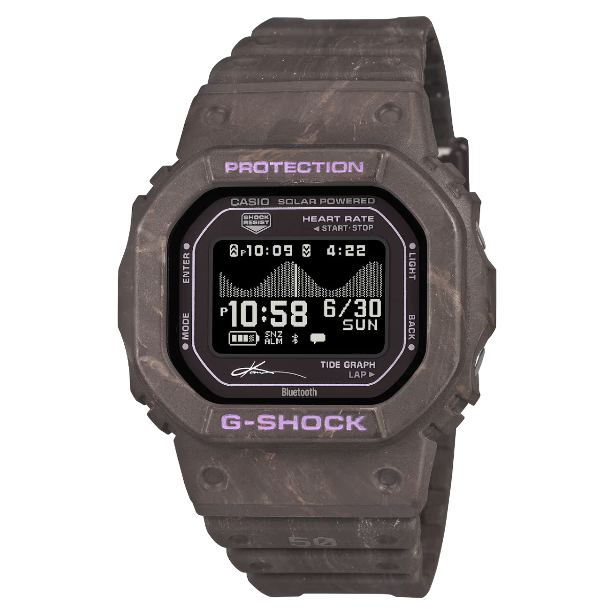 Casio G-SHOCK GBX-H5600KI-5JR G-LIDE Kanoa Igarashi Signature — Heart Rate Monitor Bluetooth