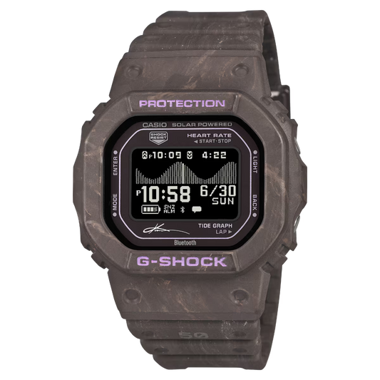 Casio G-SHOCK GBX-H5600KI-5JR G-LIDE Kanoa Igarashi Signature — Heart Rate Monitor Bluetooth