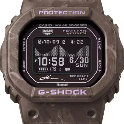 Casio G-SHOCK GBX-H5600KI-5JR G-LIDE Kanoa Igarashi Signature — Heart Rate Monitor Bluetooth
