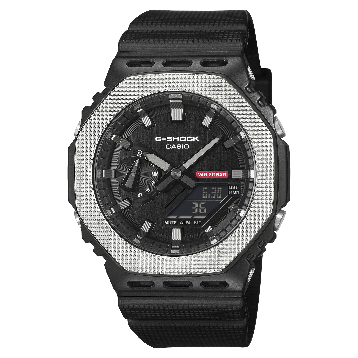 Casio G-SHOCK GM-2100BM-1AJF Metal Covered — Black IP Bezel Shock Resistant Mineral Glass