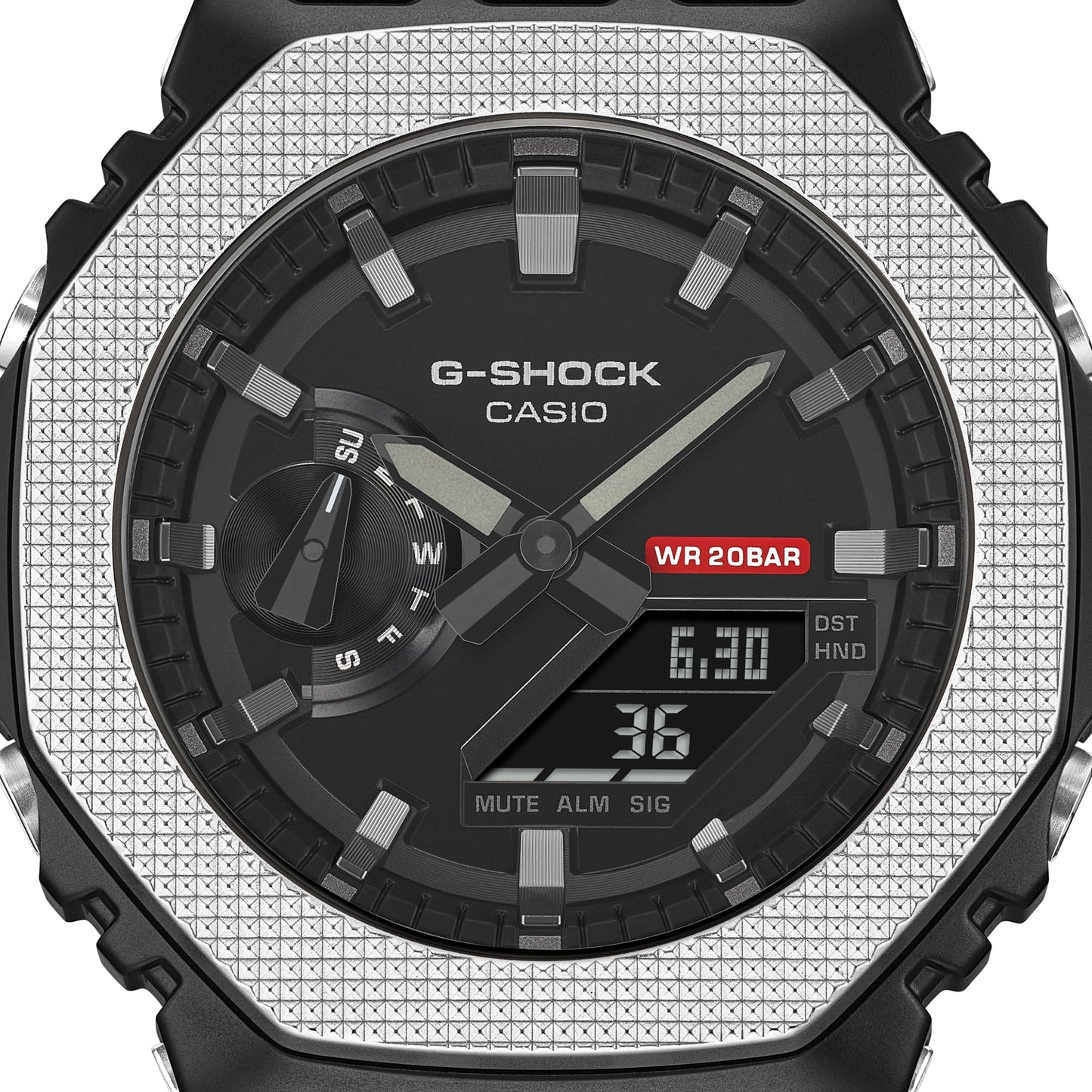 Casio G-SHOCK GM-2100BM-1AJF Metal Covered — Black IP Bezel Shock Resistant Mineral Glass