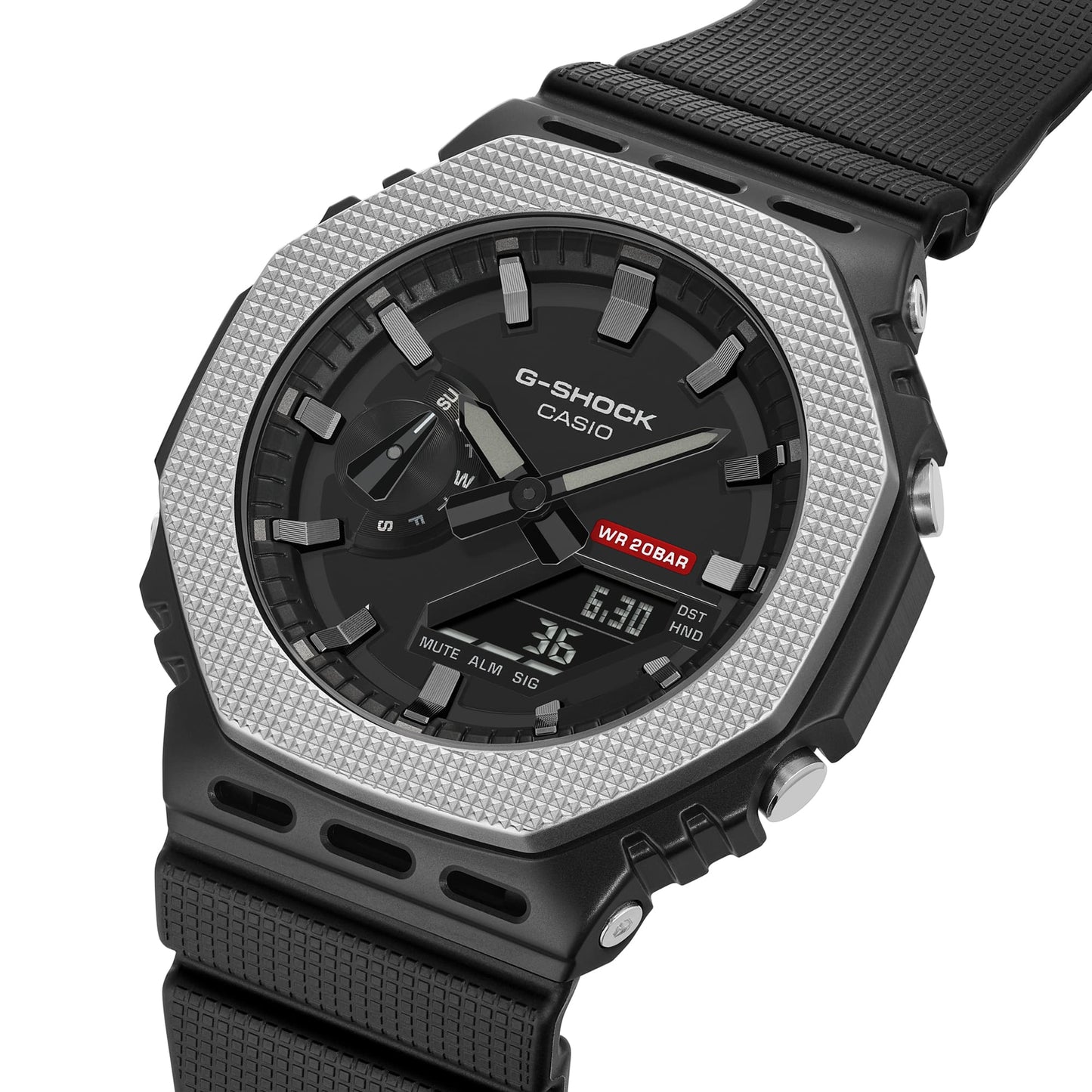 Casio G-SHOCK GM-2100BM-1AJF Metal Covered — Black IP Bezel Shock Resistant Mineral Glass