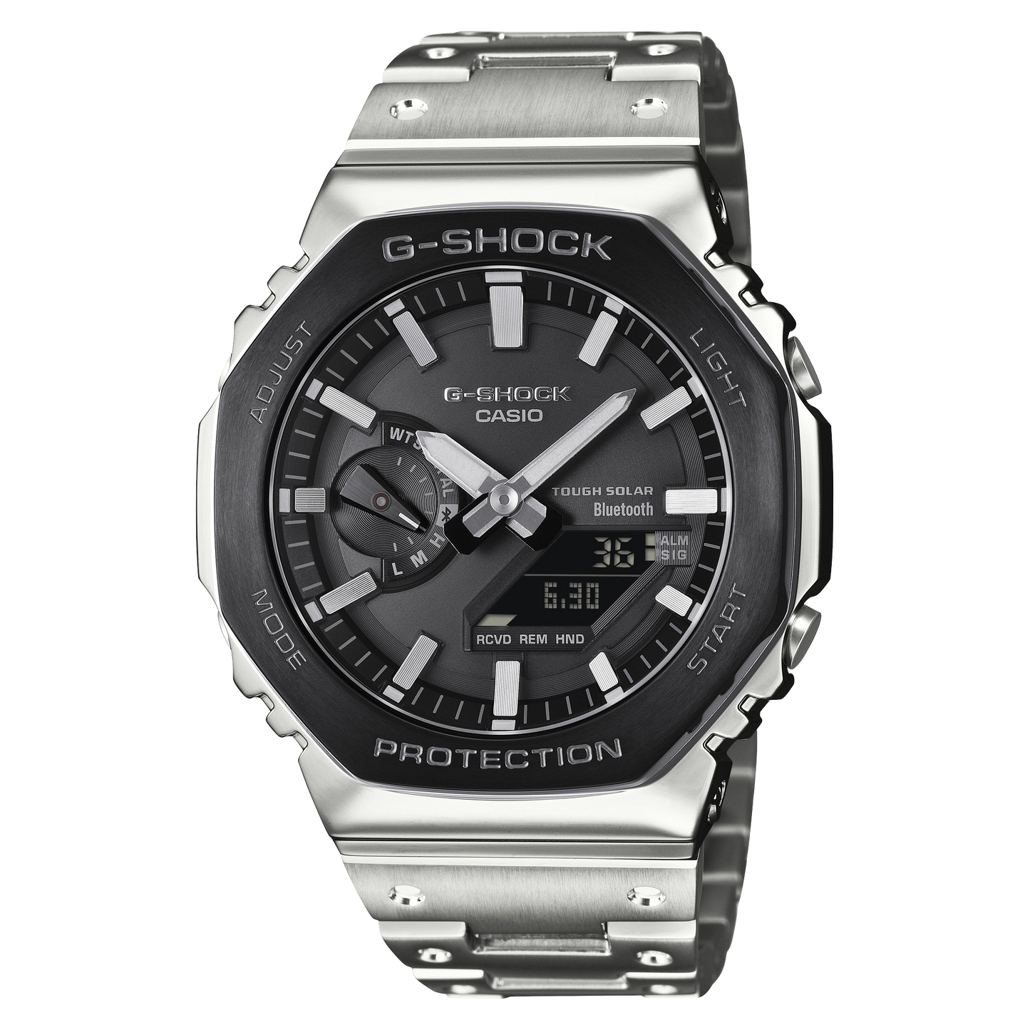 Casio G-SHOCK GM-B2100BT-1AJF FULL METAL — Bluetooth Tough Solar Black Bezel