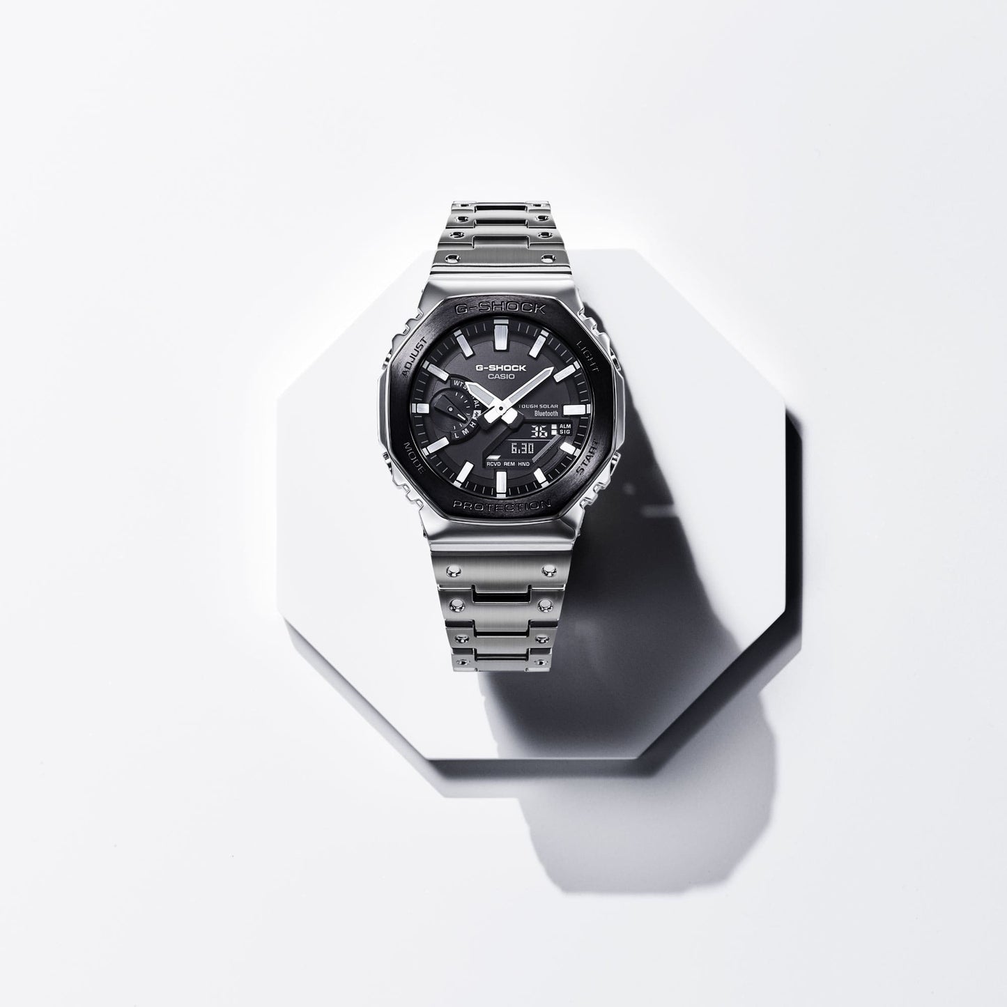 Casio G-SHOCK GM-B2100BT-1AJF FULL METAL — Bluetooth Tough Solar Black Bezel