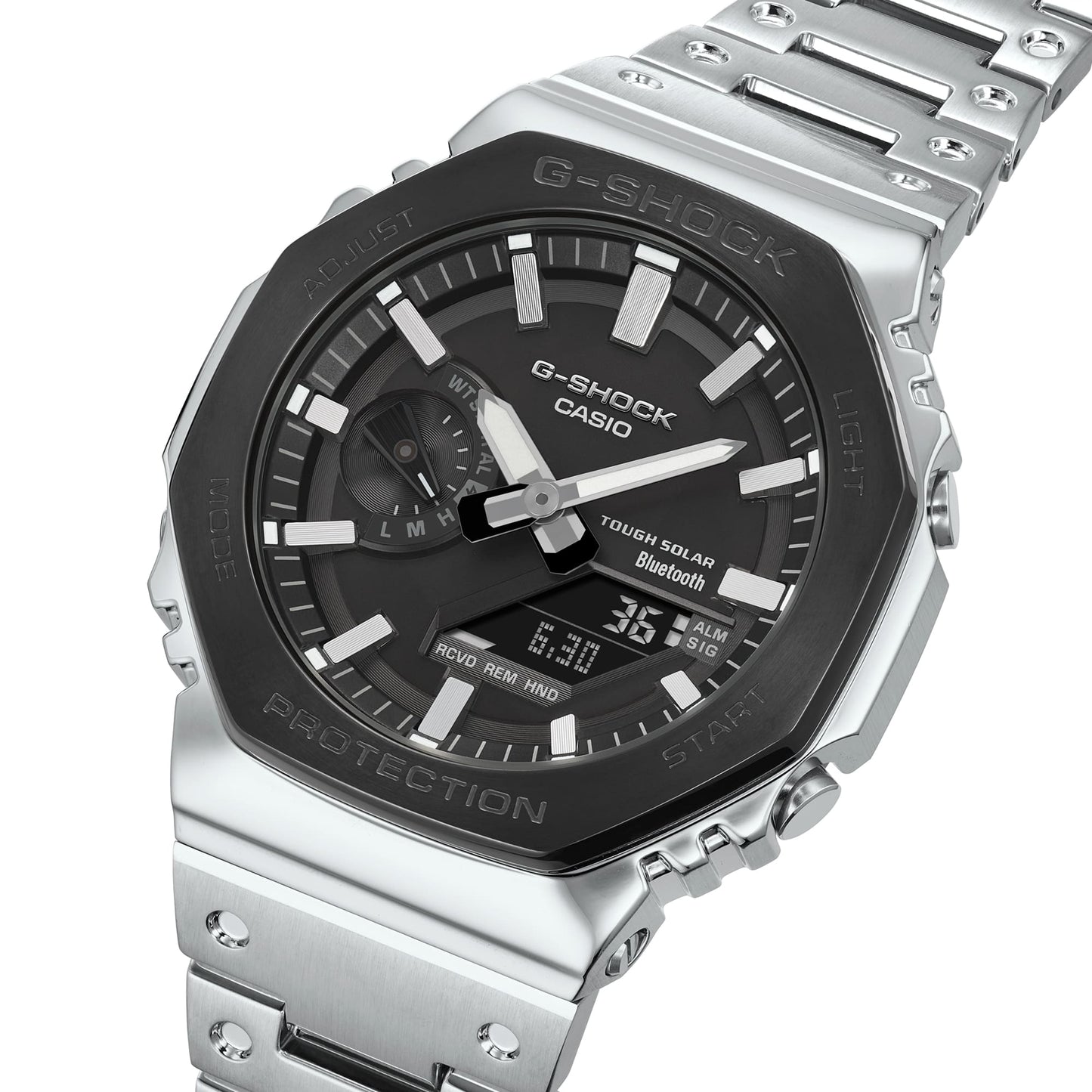 Casio G-SHOCK GM-B2100BT-1AJF FULL METAL — Bluetooth Tough Solar Black Bezel