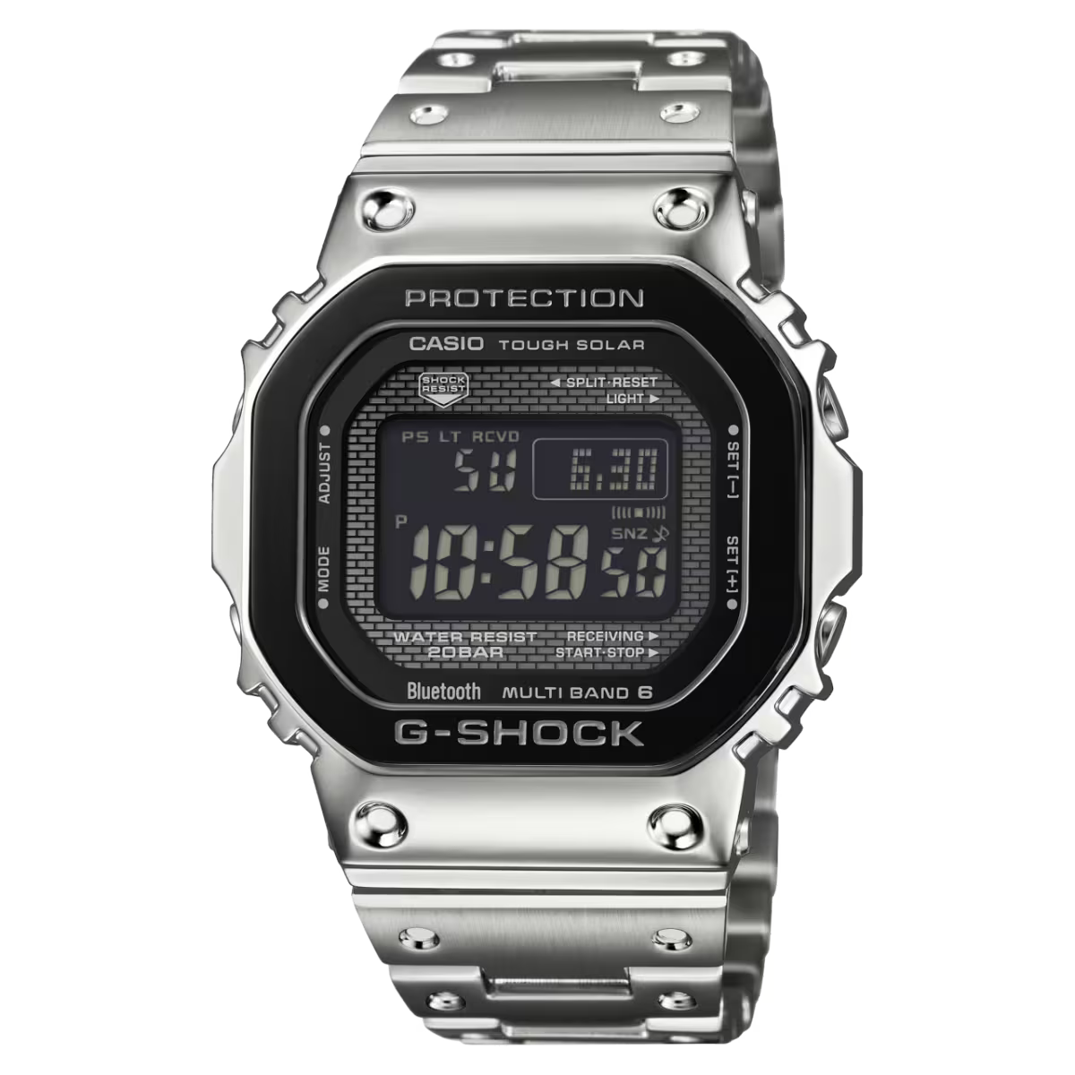 Casio G-SHOCK GMW-B5000BT-1JF FULL METAL — Multi-Band 6 Bluetooth Tough Solar