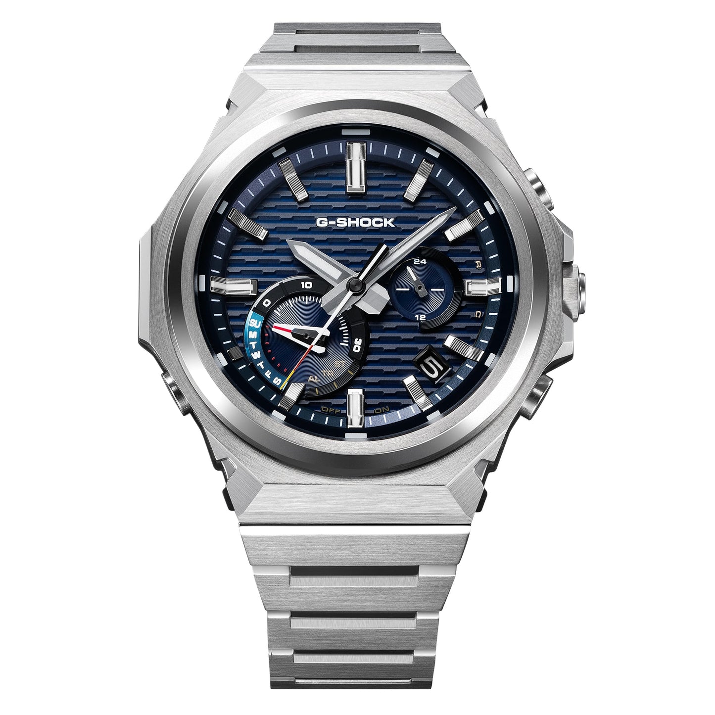 Casio G-STEEL GST-B1000D-2AJF SLEEK STYLE — Bluetooth Tough Solar Metal Band