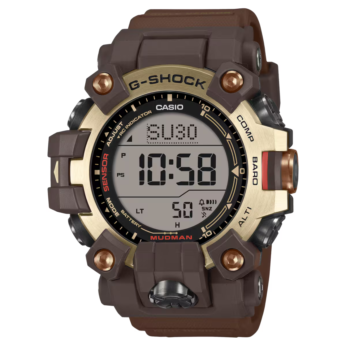 Casio G-SHOCK GW-9500MH-5JF MUDMAN — Multi-Band 6 Tough Solar Triple Sensor Carbon Core Guard