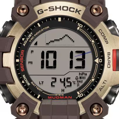 Casio G-SHOCK GW-9500MH-5JF MUDMAN — Multi-Band 6 Tough Solar Triple Sensor Carbon Core Guard