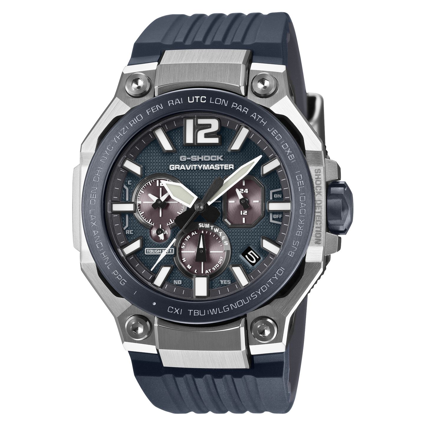 Casio G-SHOCK GWR-B3000A-2AJF GRAVITYMASTER — Blue IP Bezel MULTIBAND6 Bluetooth Tough Solar