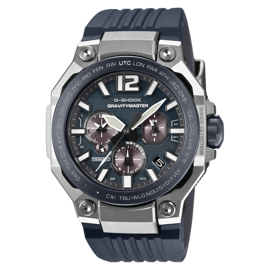 Casio G-SHOCK GWR-B3000A-2AJF GRAVITYMASTER — Blue IP Bezel MULTIBAND6 Bluetooth Tough Solar