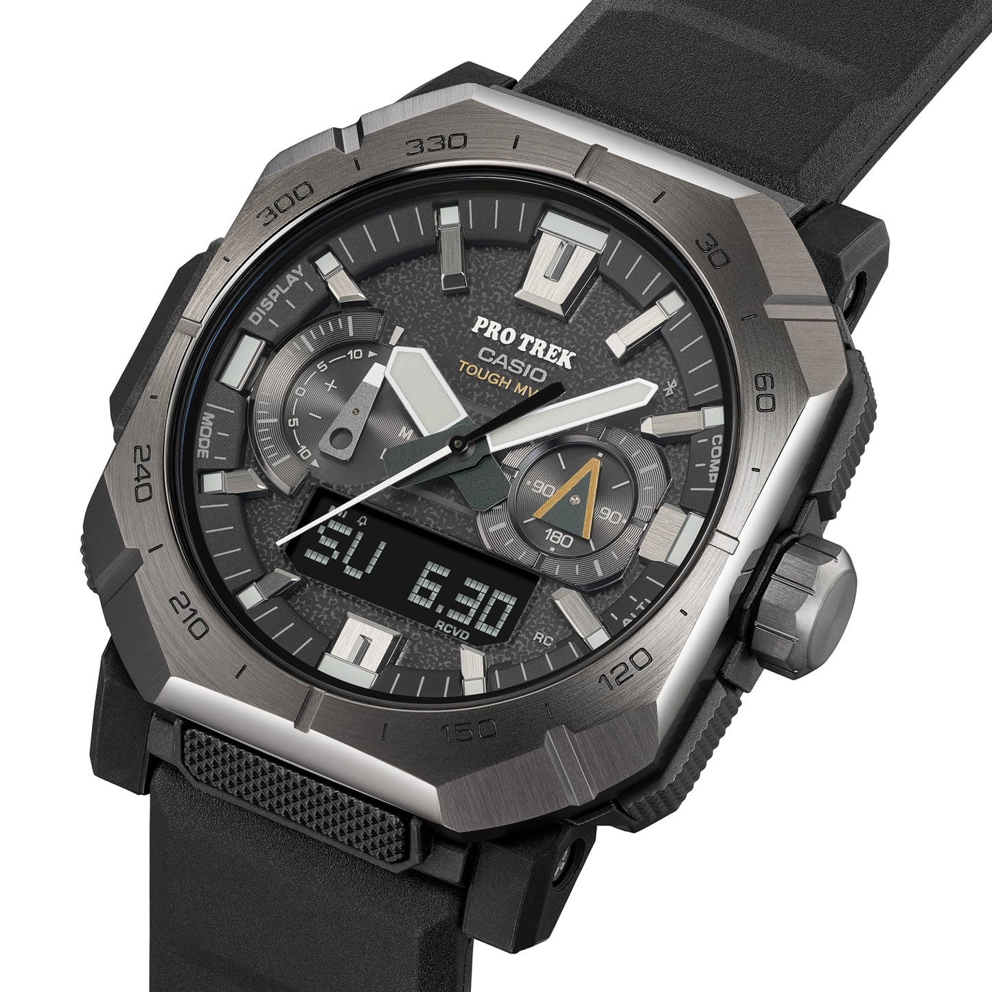 Casio PRO TREK PRW-B1000-1JF Climber Line — Triple Sensor Multi-Band 6 Bluetooth Tough Solar