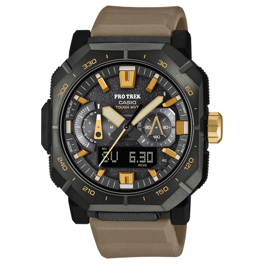 Casio PRO TREK PRW-B1000-5JF Climber Line — Triple Sensor Multi-Band 6 Bluetooth Tough Solar