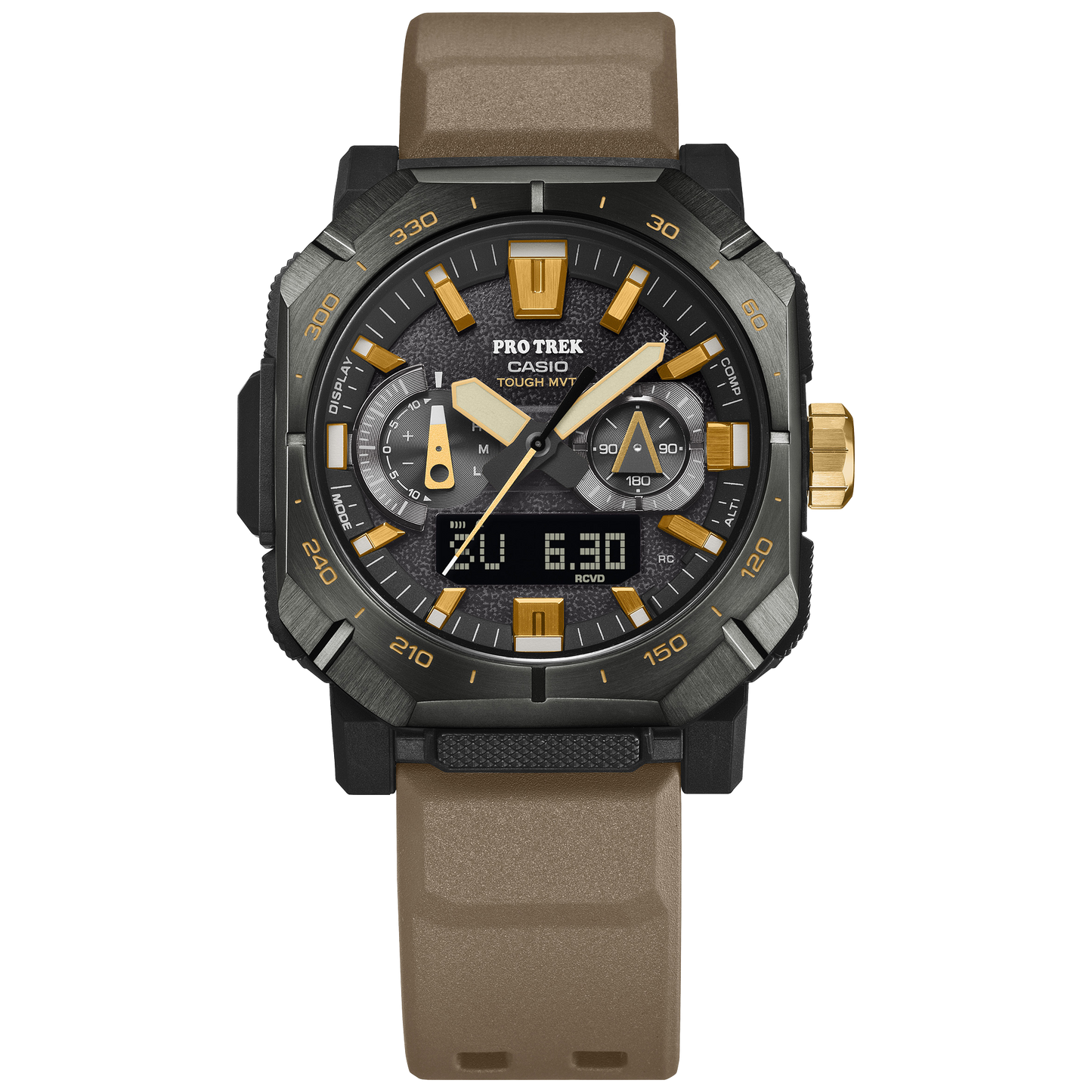 Casio PRO TREK PRW-B1000-5JF Climber Line — Triple Sensor Multi-Band 6 Bluetooth Tough Solar