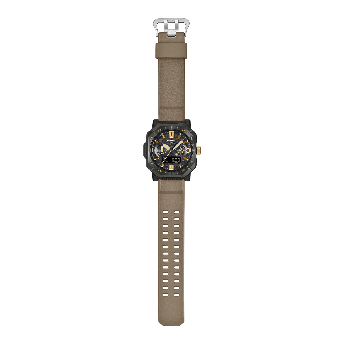 Casio PRO TREK PRW-B1000-5JF Climber Line — Triple Sensor Multi-Band 6 Bluetooth Tough Solar