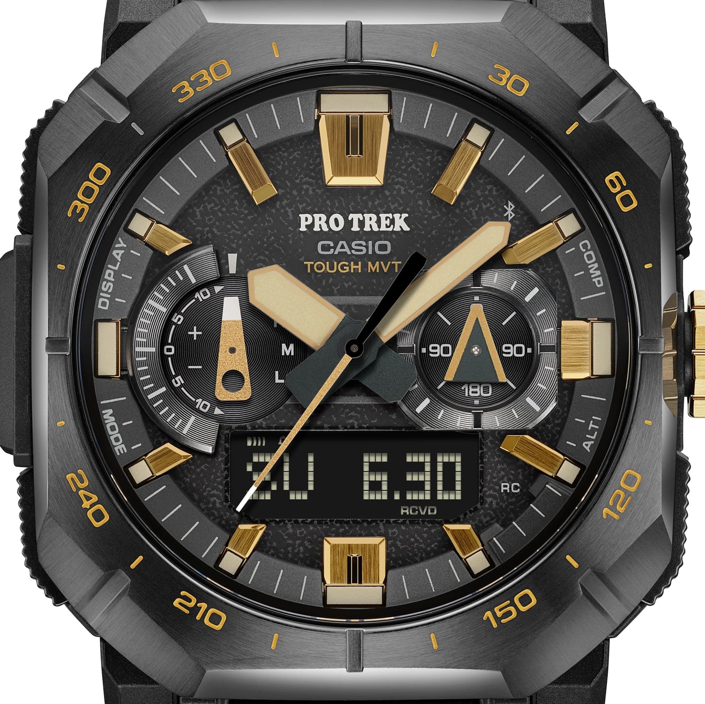 Casio PRO TREK PRW-B1000-5JF Climber Line — Triple Sensor Multi-Band 6 Bluetooth Tough Solar