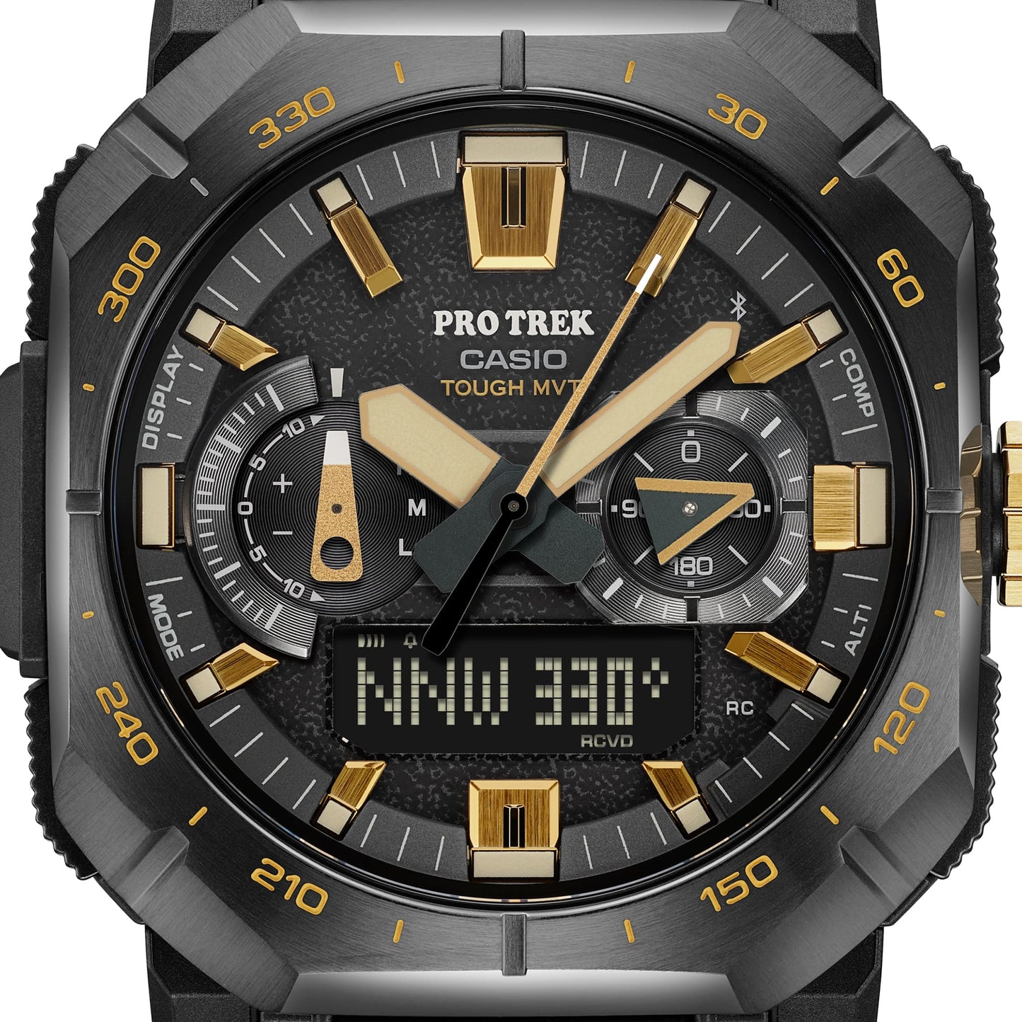 Casio PRO TREK PRW-B1000-5JF Climber Line — Triple Sensor Multi-Band 6 Bluetooth Tough Solar